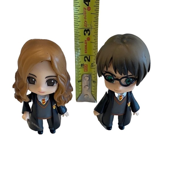 Harry Potter/ Hermione Small Plastic Figurines Magic College Cake Topper Desktop - Picture 9 of 11